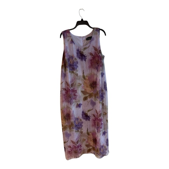 Dresses & Skirts - Purple and Pink Sleeveless Maxi Sundress for Wedding Guests